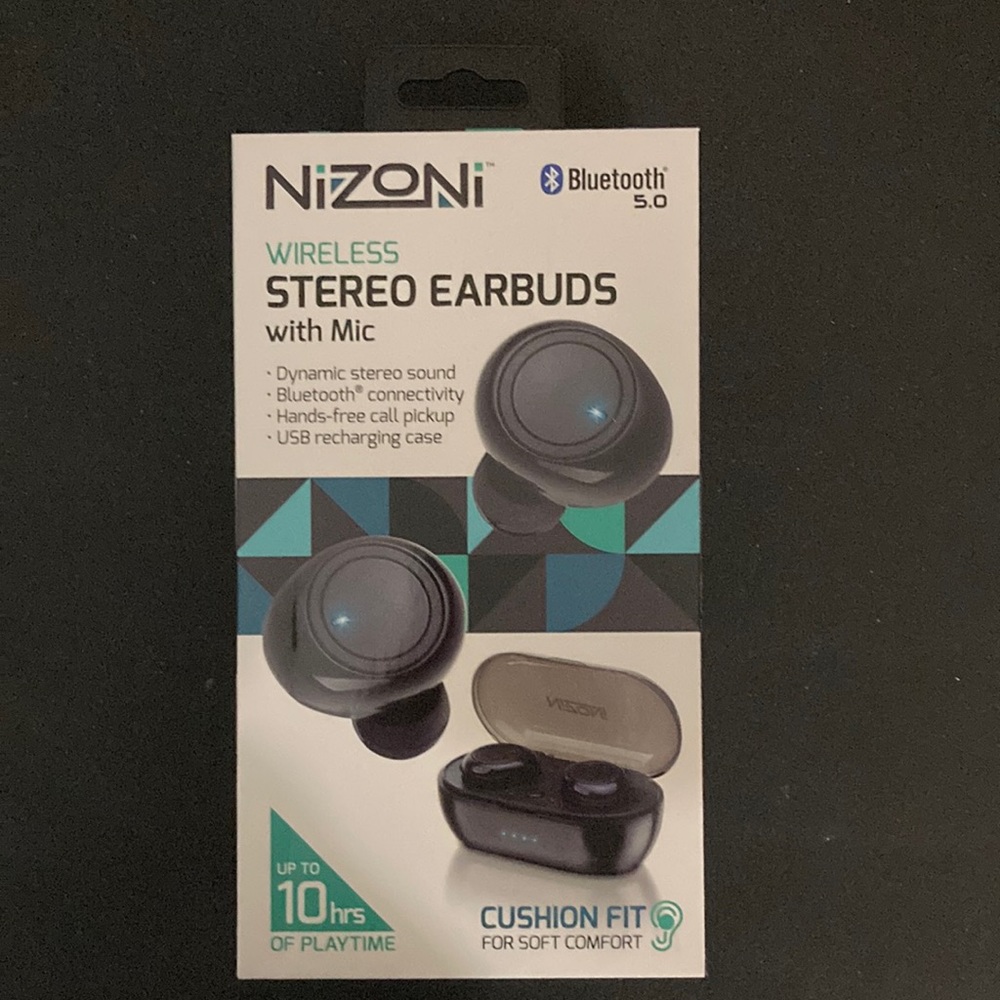 Nizoni wireless earbuds with mic